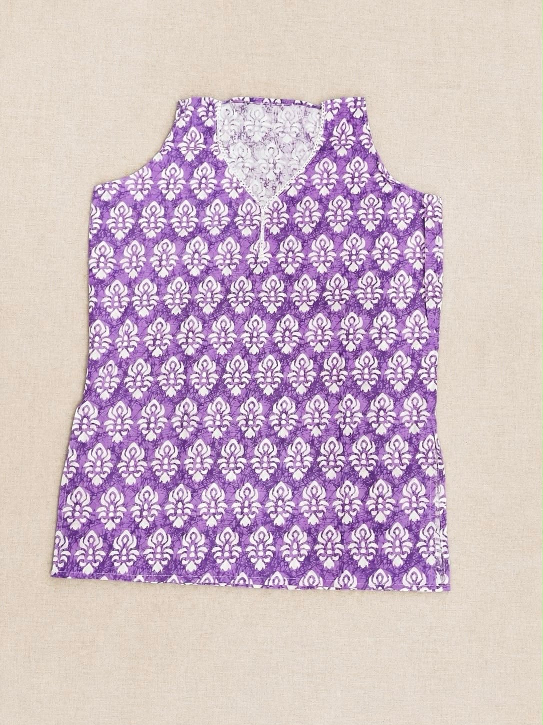 Sleeveless Short Kurti Top – Casual, Office & Partywear